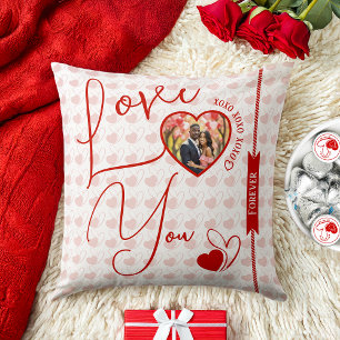 Coussin L'amour personnalisé Vous pour la Saint Valentin