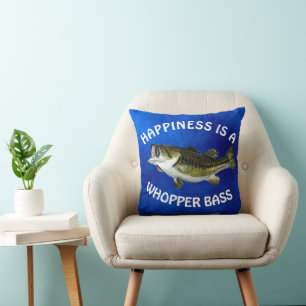 Coussin L'amusement "bonheur est" basse de large ouverture