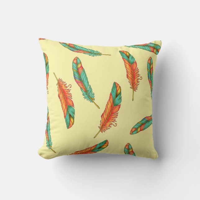 Coussin Lancer des plumes d'oreiller (Recto)