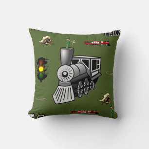 Coussin lancer des trains de déco d'oreiller