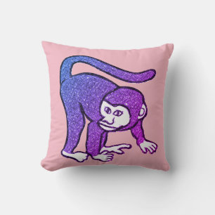 Coussin Lancer le singe de l'oreiller