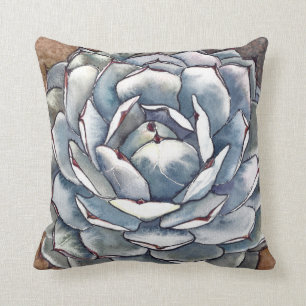 Coussin Lancer l'oreiller à l'agave d'argent