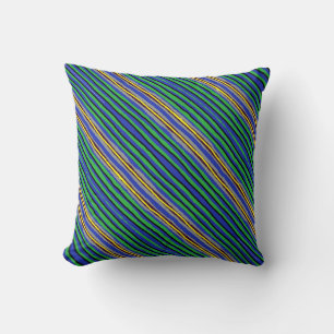 Coussin Lancer L'Oreiller - Bandes Kente