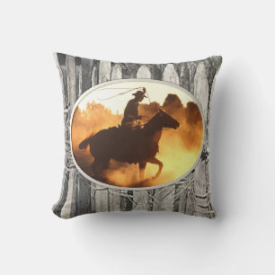 Coussin Lancer l'oreiller Cowboy