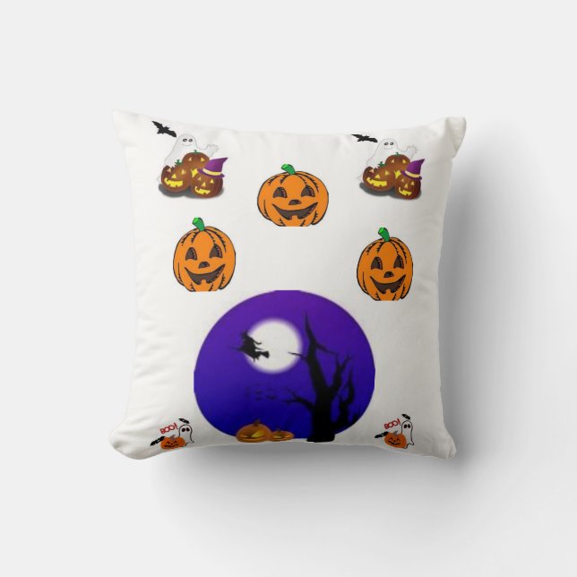 Coussin Lancer l'oreiller Hallowen (Recto)