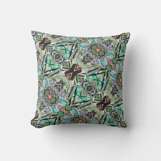 Coussin Lancer l'oreiller - Innergies de l'ordinateur (Recto)
