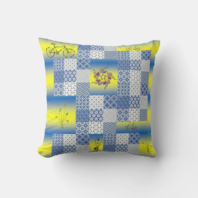 Coussin Lancer l'oreiller Vintage (Recto)