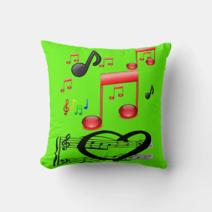 Coussin lancer pillow decore musique guitare