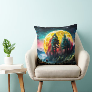 Coussin Landing lunaire, la lune de cadre