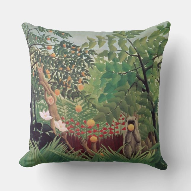 Coussin Landscape exotique, 1910 (Recto)