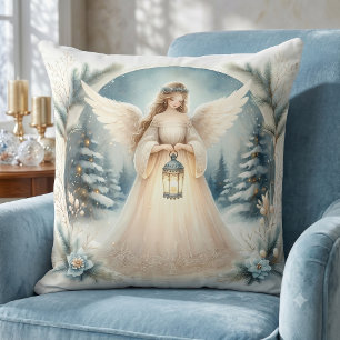 Coussin L'ange céleste d'hiver Lanterne de l'Espoir
