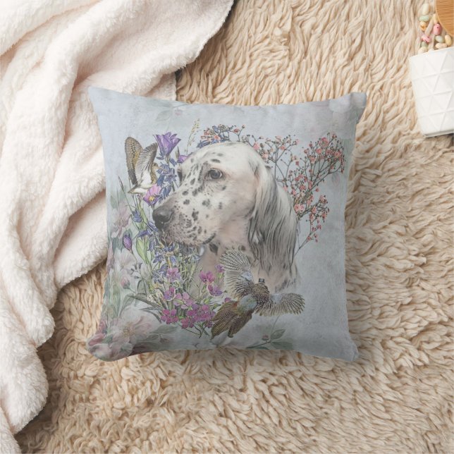 Coussin L'Anglais Setter Portrait, art (Couverture)