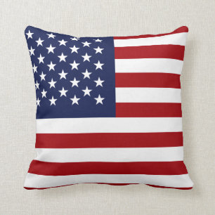 Coussin L'Angleterre et le drapeau américain