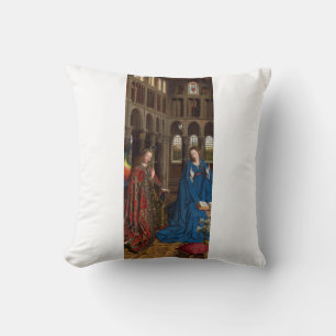 Coussin L'Annonciation de Van Eyck Premium Lumière Cathédr