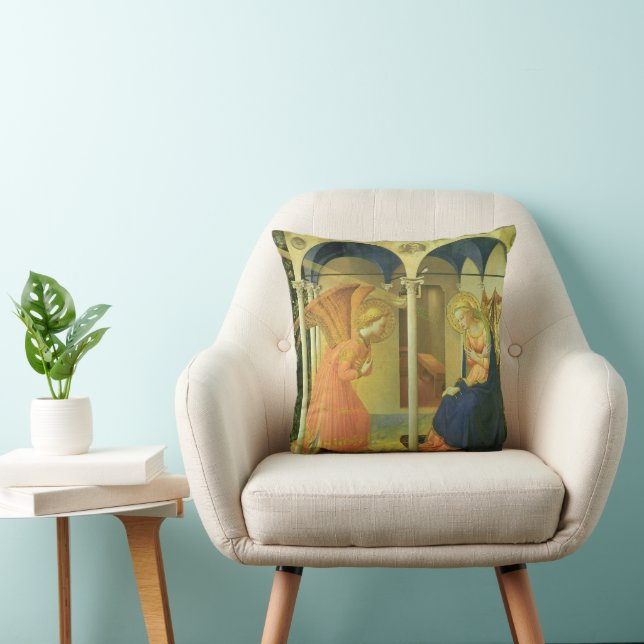Coussin L'Annonciation du Prado par Fra Angelico (Chaise)