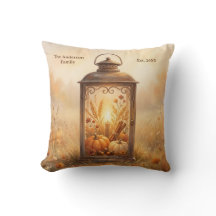 Lanterne Rustique Vintage de la Récolte d'Or Autom