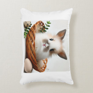 Coussin lapin à deux côtés