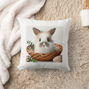Coussin lapin à deux côtés
