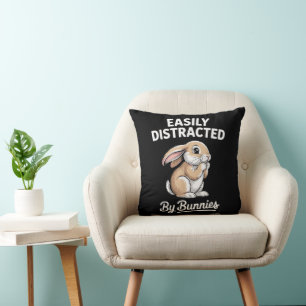Coussin Lapin Art Mignon Lapin Lièvre Design Hommes Femmes