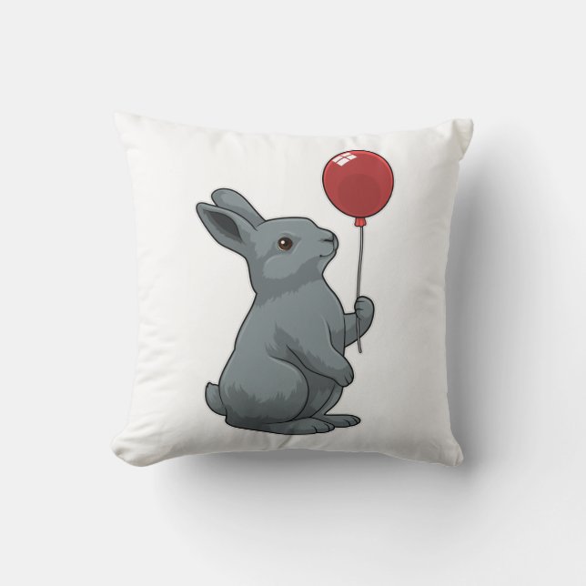 Coussin Lapin avec ballon (Recto)