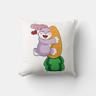 Coussin Lapin avec carotte