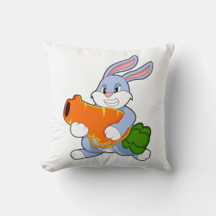 Coussin Lapin avec carotte