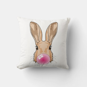 Coussin Lapin avec gomme à mâcher