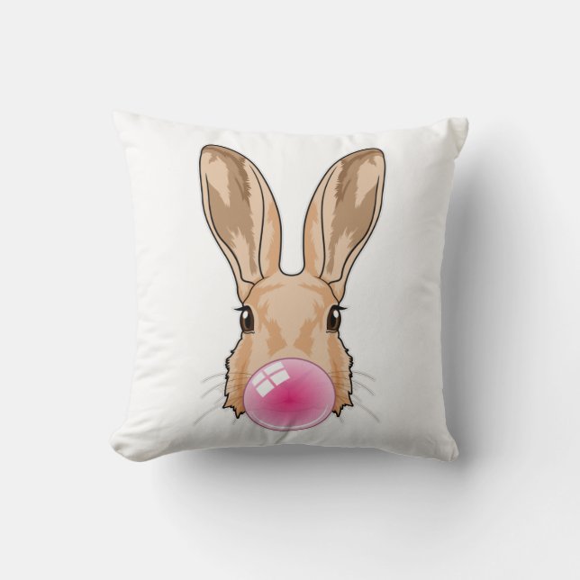 Coussin Lapin avec gomme à mâcher (Recto)
