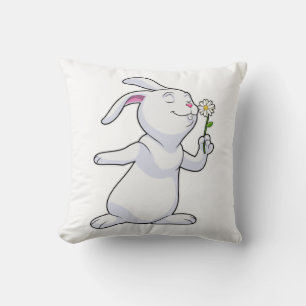 Coussin Lapin avec marguerite