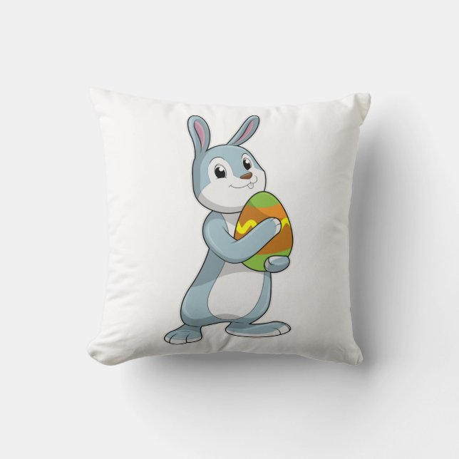 Coussin Lapin avec oeuf (Recto)