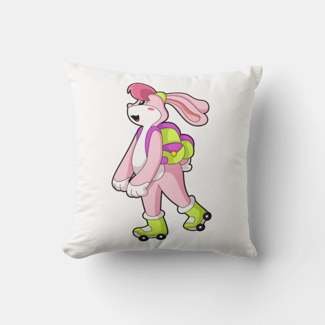 Coussin Lapin avec roulettes (Recto)