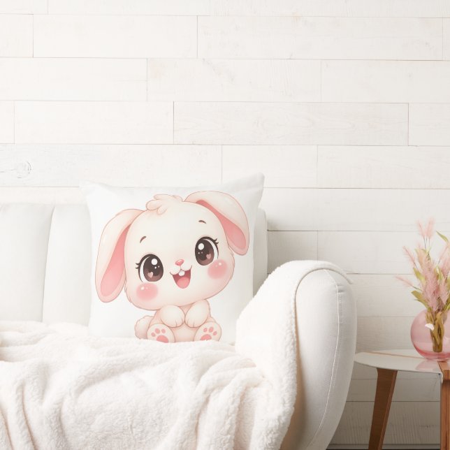 Coussin Lapin bébé endormi (Canapé)