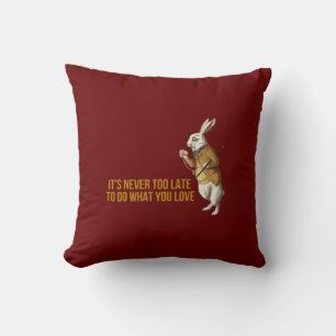 Coussin Lapin Blanc Alice Au Pays Des Merveilles