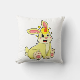 Coussin Lapin comme licorne
