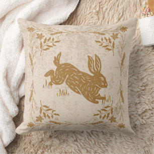 Coussin Lapin Cottagecore