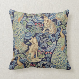 Coussin Lapin de la forêt de William Morris