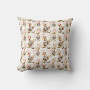 Coussin Lapin de Pâques Tissu Sans Couture – Lapin Mignon 