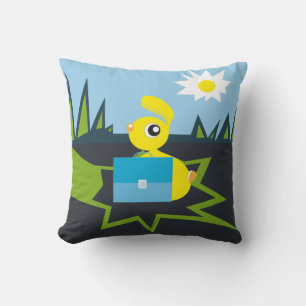 Coussin Lapin Ensoleillé