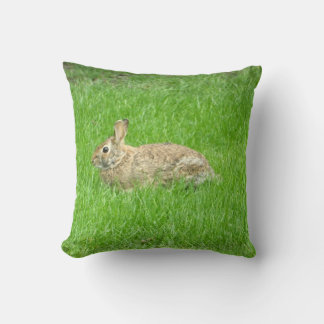 Coussin lapin (herbe verte)