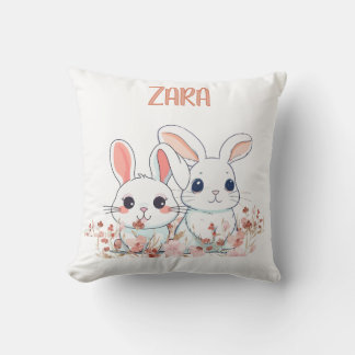 Coussin lapin mignon