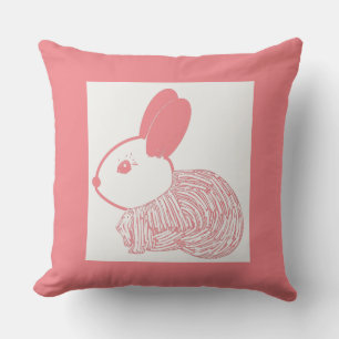 Coussin Lapin mignon lapin