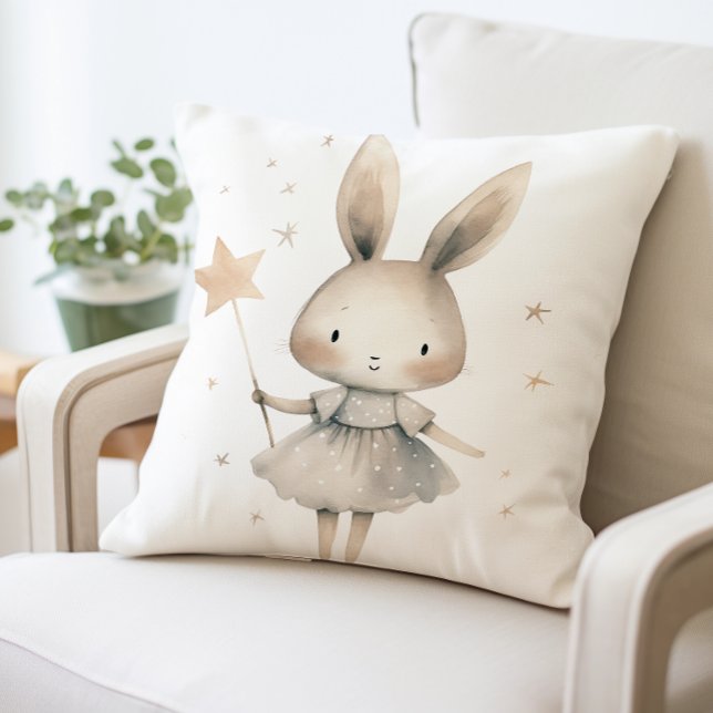 Coussin lapin mignon, Star Wand Rabbit (Créateur téléchargé)