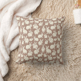 Coussin Lapin Moulin Moulin Bonanza - Mocha Mousse.
