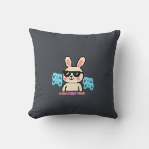 Coussin Lapin Rétro Gamer