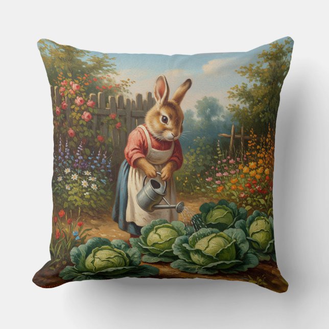 Coussin Lapine aux choux (Recto)