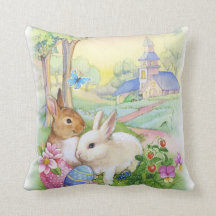 Lapins de Pâques vintages mignons