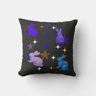 Coussin Lapins Galactiques de Rêve