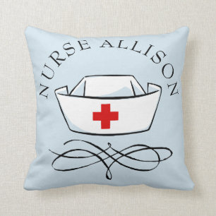 Coussin L'appréciation d'infirmière ajoutent le nom