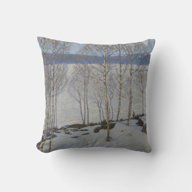 Coussin L'approche de Spring, 1903 (huile sur la toile) (Recto)