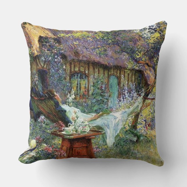 Coussin "L'après-midi tape" (Recto)